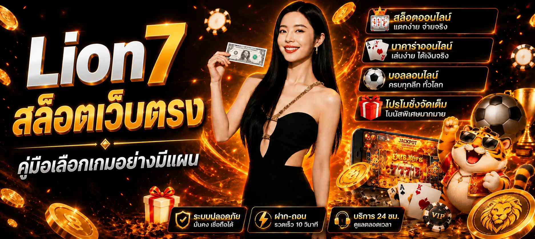 Lion7 สล็อตเว็บตรง | คู่มือเลือกเกมอย่างมีแผน
